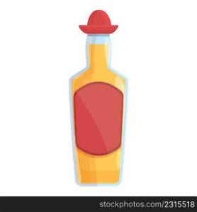 Tequila vodka icon cartoon vector. Shot glass. Mexican alcohol. Tequila vodka icon cartoon vector. Shot glass
