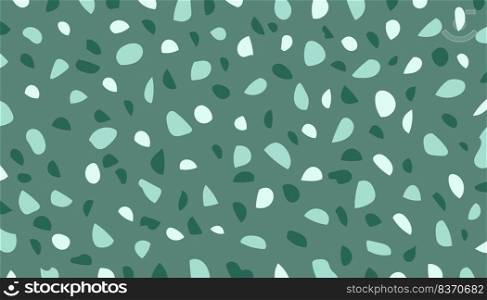 Terrazzo background blue and green abstract simple vector illustration