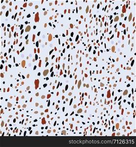Terrazzo italian flooring seamless pattern. Granite fragments texture. Scattered stone particles decorative backdrop. Textile, tile design, fabric print, wrapping paper, wallpaper. Vector. Terrazzo italian flooring seamless pattern.