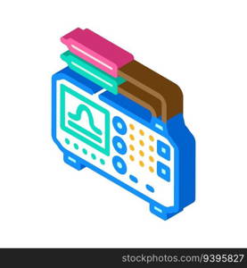 test equipment tool work isometric icon vector. test equipment tool work sign. isolated symbol illustration. test equipment tool work isometric icon vector illustration