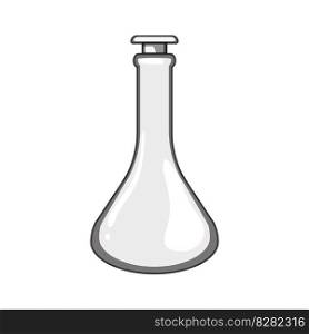 test laboratory glassware cartoon. equipment glass, medicine test laboratory glassware sign. isolated symbol vector illustration. test laboratory glassware cartoon vector illustration