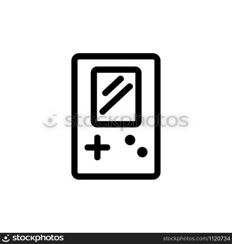 Tetris icon vector. A thin line sign. Isolated contour symbol illustration. Tetris icon vector. Isolated contour symbol illustration
