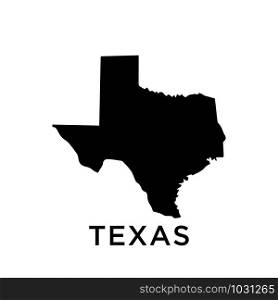 Texas map icon design trendy