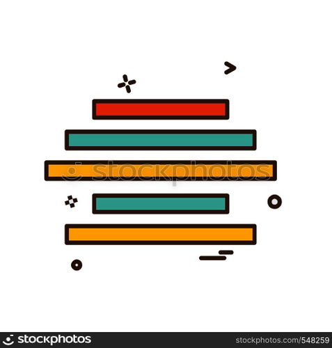 Text alignment icon design vector