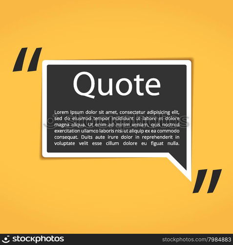 Text Box with Quotes