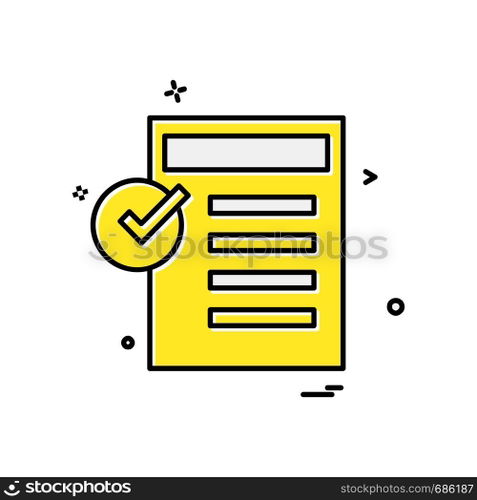 Text icon design vector