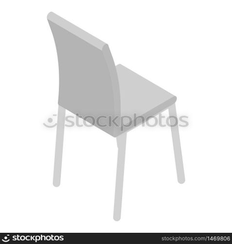Textile chair icon. Isometric of textile chair vector icon for web design isolated on white background. Textile chair icon, isometric style
