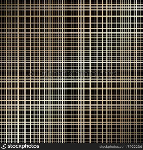 Textile seamless pattern. Textile seamless pattern. Gold lines on black background