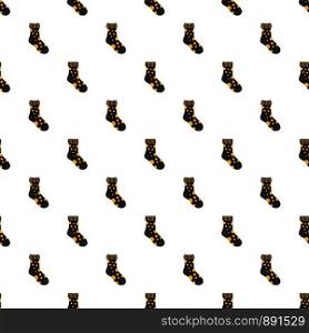 Textile sock pattern seamless vector repeat for any web design. Textile sock pattern seamless vector