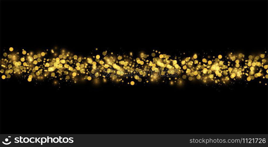Texture background abstract black and golden Glitter and elegant for Christmas. Dust white. Sparkling magical dust particles. Magic concept. Abstract background with bokeh effect. Texture background abstract black and golden Glitter and elegant for Christmas. Dust white. Sparkling magical dust particles. Magic concept. Abstract background with bokeh effect.