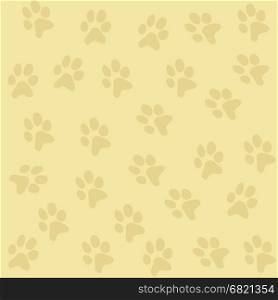 texture background with paws, vector format