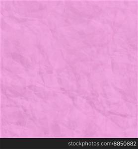 Texture of pink crumpled paper background Vector illustration for print ad, magazine, brochure, leaflet