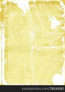texture of the old sheet of the yellow paper
