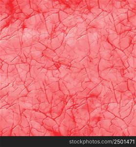 texture of the red skin, the effect of crumpled paper, the structure of granite, stone with cracks. Vector for texture, textiles, backgrounds, banners and creative design