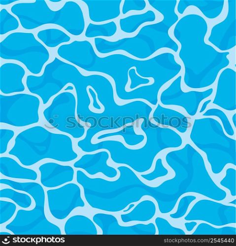 Texture of water. Blue water texture background in vector illustration