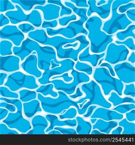 Texture of water. Blue water texture background in vector illustration