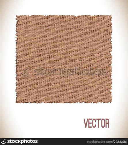 Texture sack sacking country background.Vector illustration.. Brown fabric texture for background.