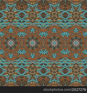 Texture seamless pattern arabesque ornaments flowers doodle. Bohemian ethnic decor. Tribal vintage ethnic seamless vector pattern ornamental. abstract ethnic seamless pattern