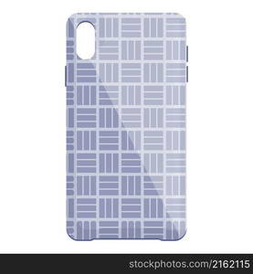 Texture smartphone case icon cartoon vector. Phone cover. Template accessories. Texture smartphone case icon cartoon vector. Phone cover