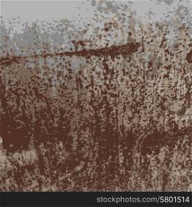 Texture wall with streaks stains. Vector illustration.