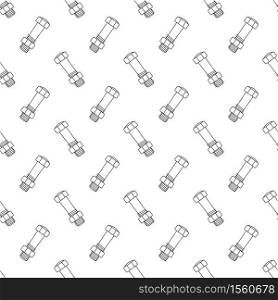 Texture with screws, bolds and nuts in doodle style. Hand drawn vector seamless pattern on white background. Texture with screws, bolds and nuts in doodle style. Hand drawn vector seamless pattern