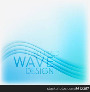 Textured blurred color wave background. Futuristic hi-tech modern business or technology design template