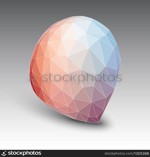 Textured geometric shape abstract background. Textured geometric shape background