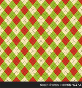 Textured tartan plaid. Seamless vector pattern.. Textured tartan plaid. Seamless vector pattern in red and green christmas colors.