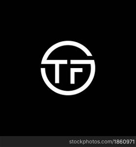 TF letter logo vector icon illustration design