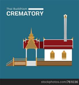 Thai Buddhism crematory