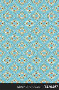 thai style wallpaper, Asian tradition art pattern in vector
