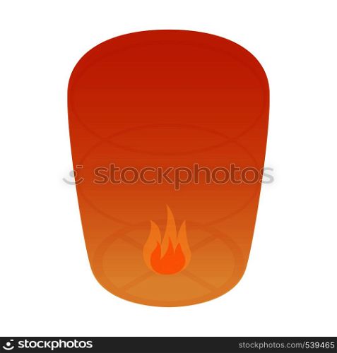 Thailand festival lanterm icon in isometric 3d style isolated on white background. Thailand festival lanterm icon, isometric 3d style