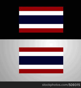 Thailand Flag banner design