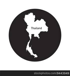 Thailand map icon vector illustration symbol design