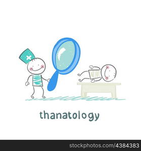 thanatology studies the dead man