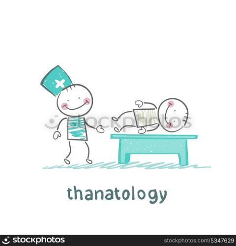 thanatology studies the dead man