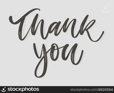 thank you Slogan print for textile t-shirt vector. thank you Slogan print for textile t-shirt vector.