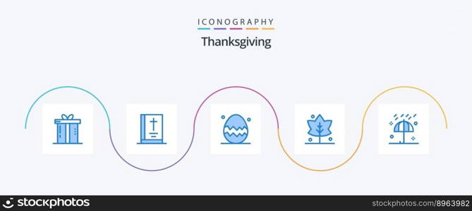 Thanks Giving Blue 5 Icon Pack Including rain. giving. thanksgiving. thanks. thanksgiving day