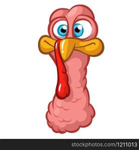 Thanksgiving turkey mascot. Vector character