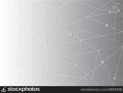 the abstract technology line background