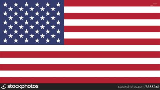 the American national flag of United States of America, America. American Flag of United States of America