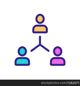 the audience reformerd the icon vector. Thin line sign. Isolated contour symbol illustration. the audience reformerd the icon vector. Isolated contour symbol illustration
