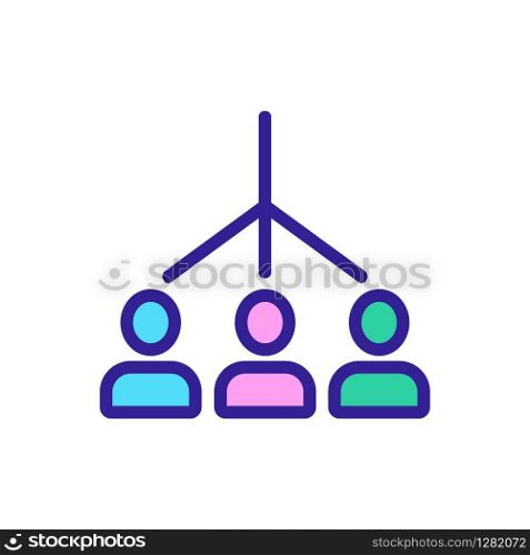 the audience reformerd the icon vector. Thin line sign. Isolated contour symbol illustration. the audience reformerd the icon vector. Isolated contour symbol illustration