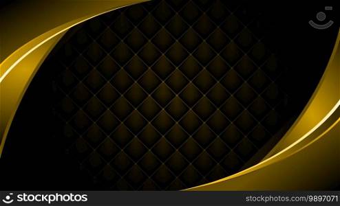 The background image of a black diamond is arranged repeatedly into a golden pattern in the middle of the image.