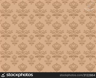the background of brown seamless pattern -This pattern repeats on all sides. You can use it to fill your own custom shapes and backgrounds.