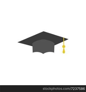 The best graduation hat icon vector logo