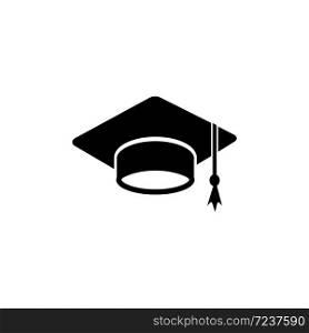 The best graduation hat icon vector logo