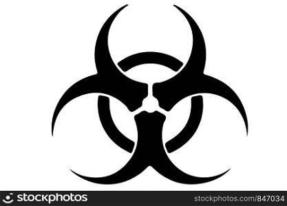 The biohazard icon. Biohazard symbol. Vector illustration EPS10