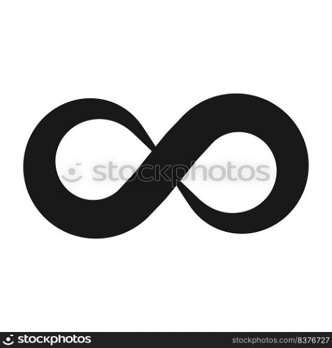 The black and white image of an infinity symbol is a representation of the endless possibilities and potential in life. The brush strokes and lines of the symbol convey a sense of movement