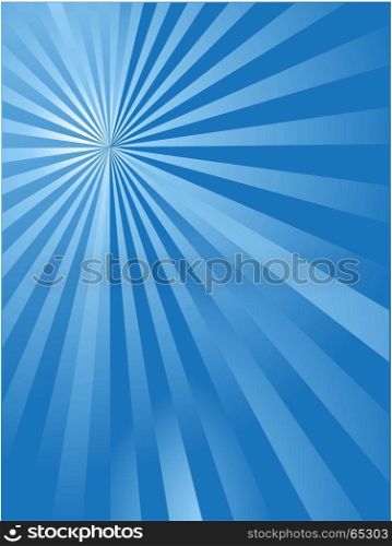the blue sun ray background for web design